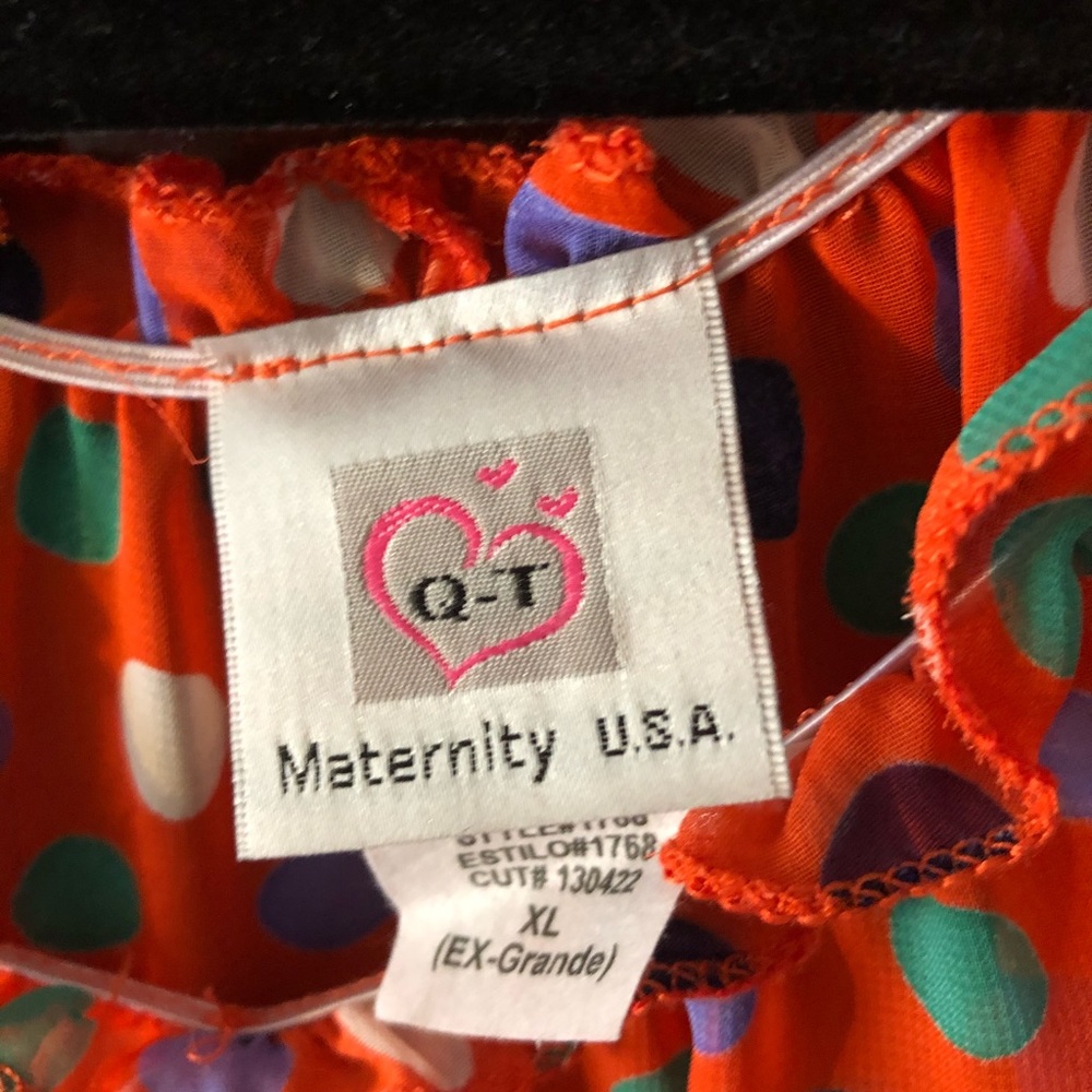 💕🥰host pick❣️Adorable polka dot sheer maternity - Picture 3 of 5